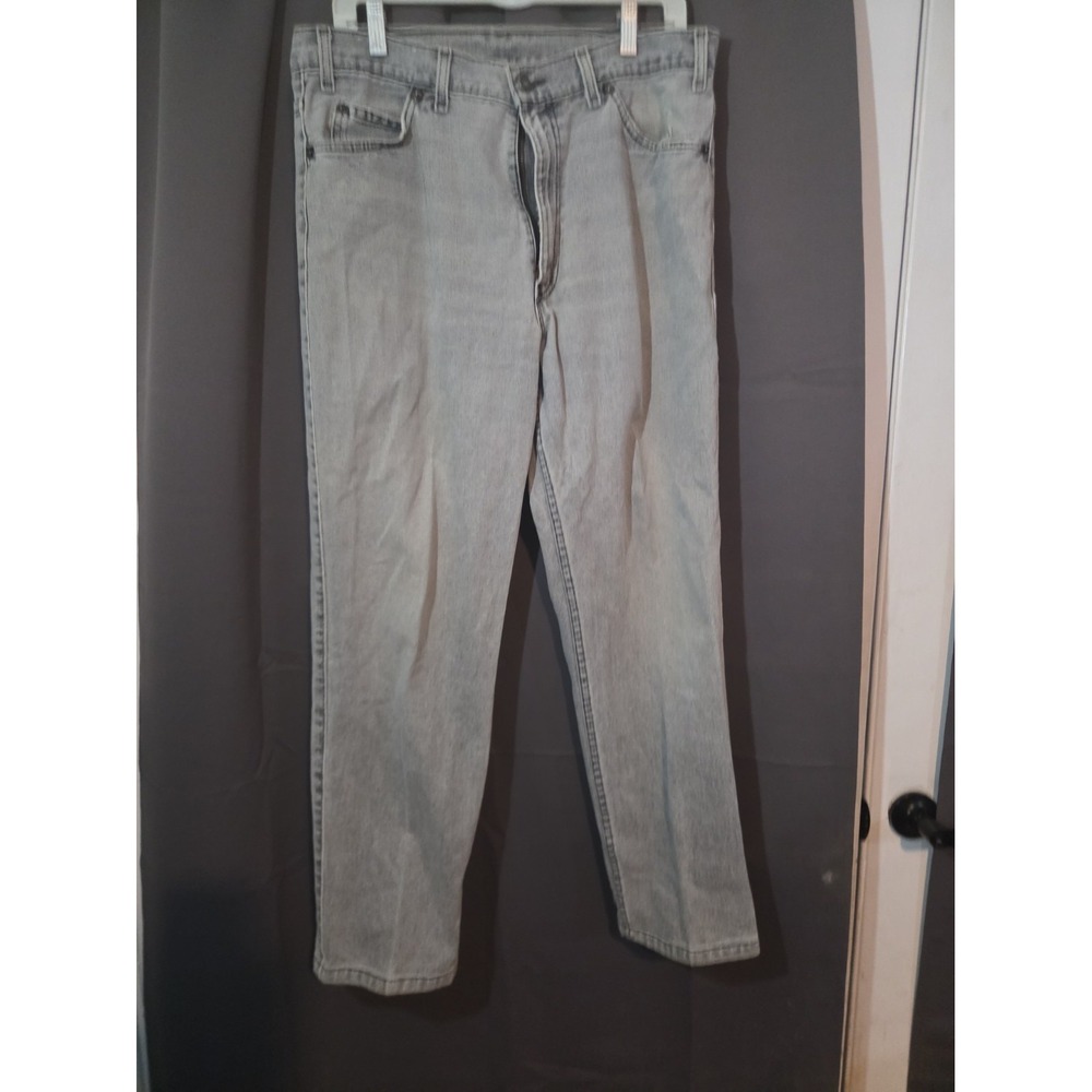 Levis 549 Low Loose Jeans Mens 36x31, USA, Light wash ,Two Horses Brand Vintage